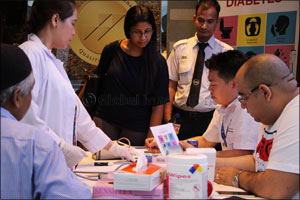 Free health and eye check-up at Ramadan Night Market