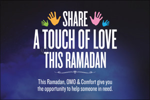 OMO and Comfort launch the 8th year of Share a Touch of Love this Ramadan Initiative in partnership with Emirates Red Crescent & Uber, in line with The Year of Giving