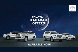 Ramadan starts early this year at Al-Futtaim Toyota showrooms