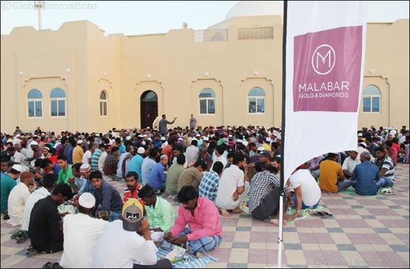 Over 114,000 benefitting now from Malabar Gold & Diamonds CSR Initiatives with Sajaa Iftar camp expansion