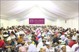 Over 114,000 benefitting now from Malabar Gold & Diamonds CSR Initiatives with Sajaa Iftar camp expansion
