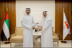 h.e. mohammed al murr welcomes the uae minister of culture and yo...