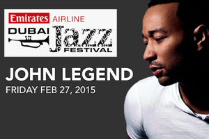 John Legend at the Dubai Jazz Festival 2015