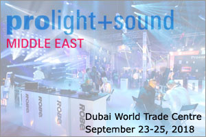 Prolight + Sound Middle East 2018