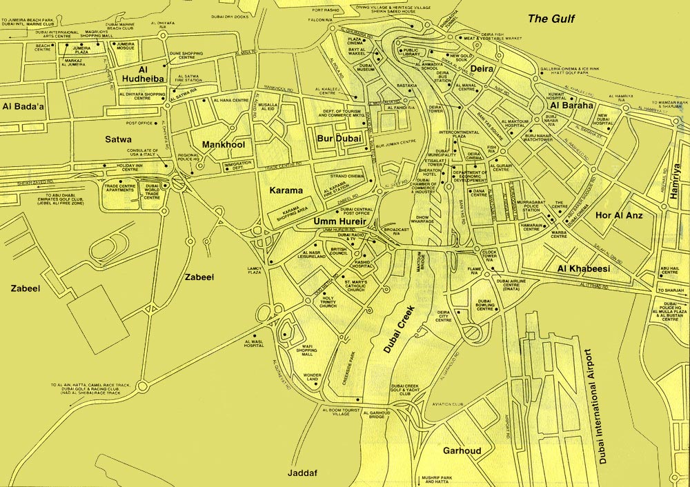 Street Map Dubai