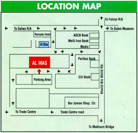 Enlarged version of the map