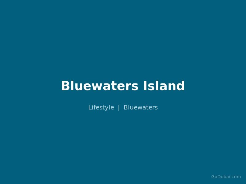 Bluewaters Island