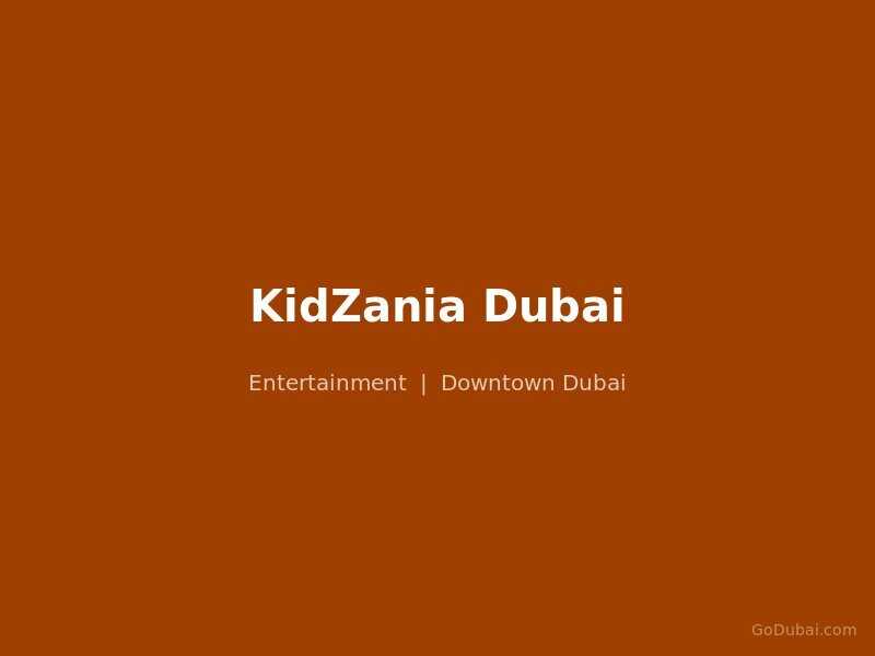 KidZania Dubai