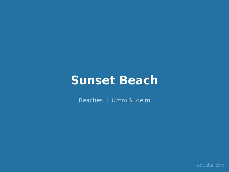 Sunset Beach