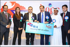 ASTER DM FOUNDATION to help build 500 houses for earthquake victims in Nepal with a AED1.4 mn donation