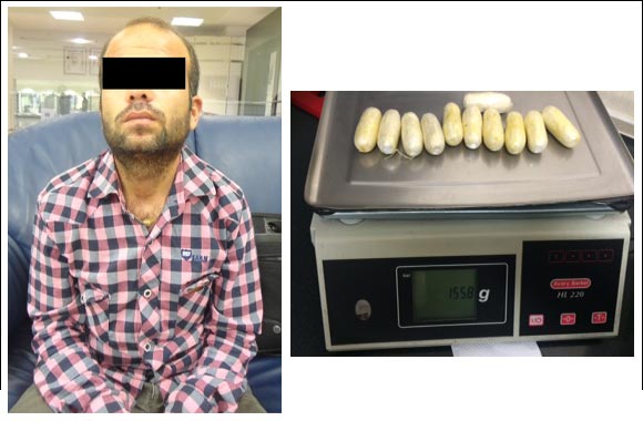 Dubai Customs intercepts smuggling of 1kg heroin in stomach at DXB Terminal 2