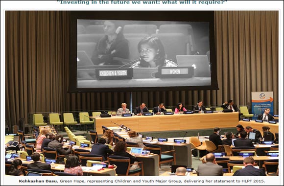 15 year old UAE resident makes a mark at the United Nations