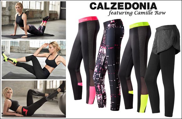 Calzedonia new Fitness line featuring Camille Row on-trend comfort and practicality