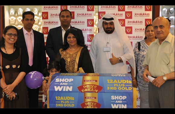 Joyalukkas picks fifth set of the ongoing ‘Joyalukkas Drive Your Dream' promotion winners
