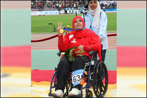 First female to represent UAE in Paralympic Games to compete in Doha 2015 IPC Athletics World Championships