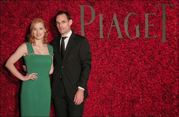 Jessica Chastain takes a turn in possession at the global premiere of �Crimson Peak'