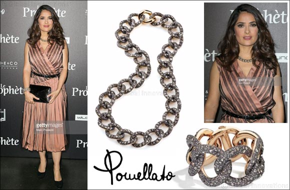 Salma Hayek wears Pomellato in occasion of �Le Prophete� premiere