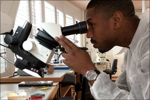 Michael B. Jordan visits the Piaget Manufacture