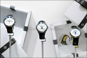 Baume & Mercier partners talented designer Maud Ventours for its Celebration-themed displays.