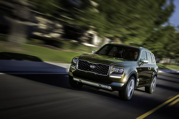 Kia Telluride concept makes world debut at North American International Auto Show in Detroit