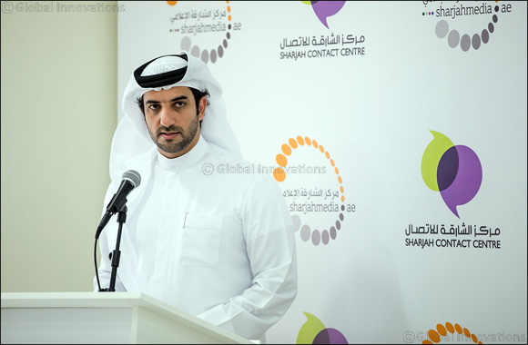 Sheikh Sultan bin Ahmed Al Qasimi Launches New Logo of Sharjah Contact Centre