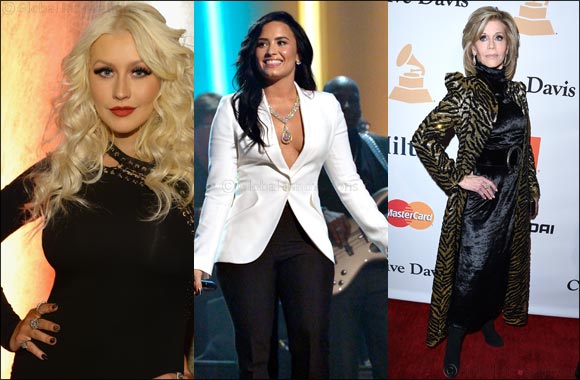 Celebrities Dazzle in Mouawad Jewelry Glamour for the Grammy's