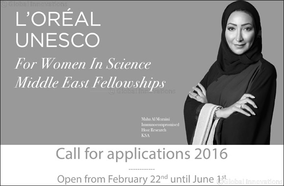 Calling All �Women in Science'. L'ORÉAL-UNESCO for Women in Science Middle East Fellowship Applications Now Open