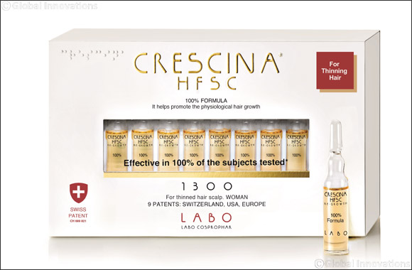 Crescina Re-Growth HFSC 100% helps to stimulate the natural hair re-growth