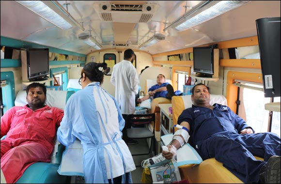 Bhatia Brothers & Dubai Healthcare City hold blood donation camp