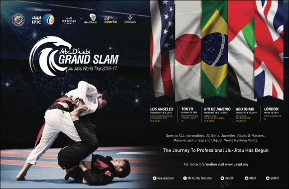 UAE Jiu-Jitsu Federation Announces Abu Dhabi Grand Slam World Tour 2016-17