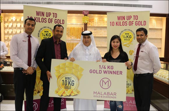 Malabar Gold & Diamonds announces the 14 lucky Winners of �Win up to 10 Kilos of Gold' Campaign