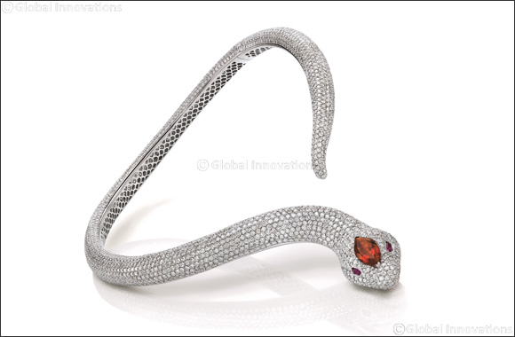 Fire and Ice: Roberto Coin's Captivating Cobra Necklace with Fire Opal