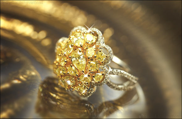 Yellow diamond jewellery from Liali