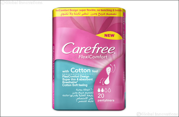 CAREFREE FlexiComfort Boasts Super Sleek and Flexible Design for Enhanced Comfort and Freshness Everyday