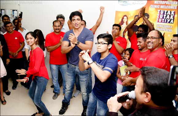 Bollywood actor Sonu Sood visits Metropolitan Medical Centre in Dubai