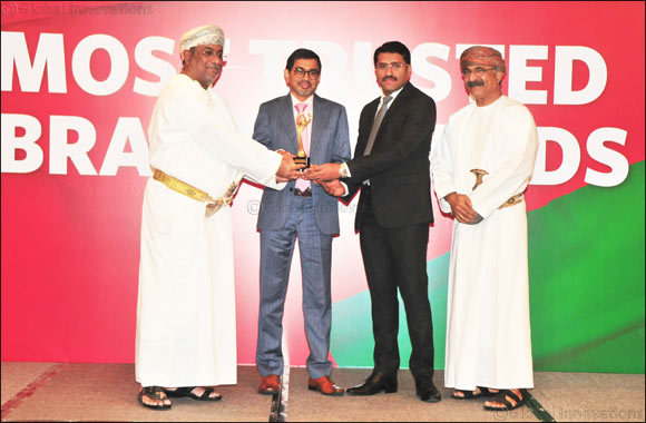 Malabar Gold & Diamonds wins Oman's Most Trusted Brands Award in Jewellery Category