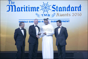 Abu Dhabi Ports scoops three awards at the 2016 Maritime Standard Awards