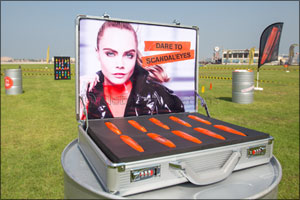 #DareToScandaleyes - Rimmel Scandaleyes Reloaded Mascara Event at Skydive Dubai