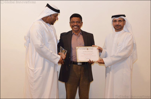 Malabar Gold & Diamonds awarded for their year long support to Ministry of Sharjah