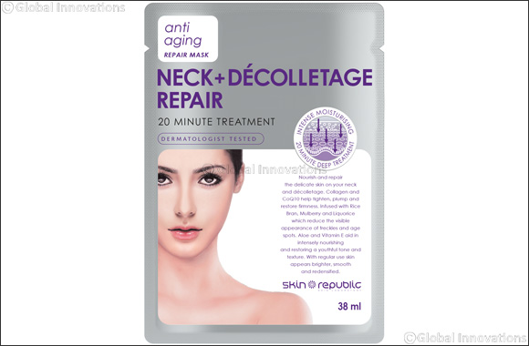 Turn back time with Skin Republic's Neck and D�colletage Repair mask