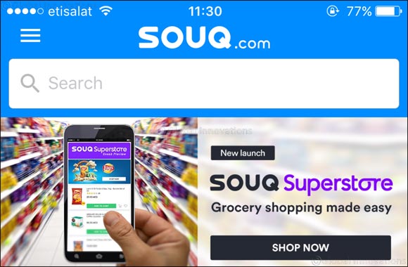 SOUQ.com leads the way for online grocery shopping in the Middle East by launching �SOUQ Superstore'