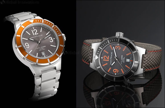 SAINT HONORE:  Brilliant new colours mark the new Worldcode 'Diving' watch