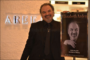 Yves Hajjar, International Make-up Artist, in Dubai on Middle East Tour with Elizabeth Arden