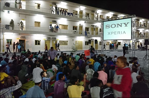 �Cinema under the Stars' experience from Sony Mobile charms more than 1,000 labourers