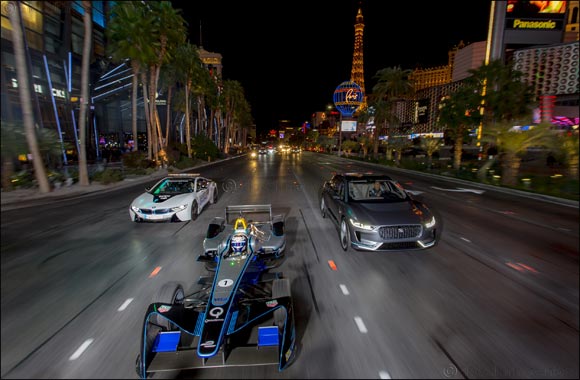 Bright Lights and Big City Awaits Panasonic Jaguar Racing At Million Dollar VISA Vegas eRace