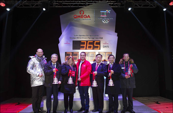 OMEGA Starts the Clock: Celebrating the One Year Countdown to Pyeonchang 2018