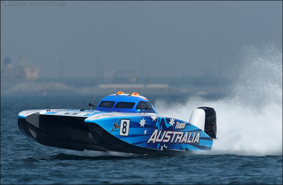 Extreme Offshore Catamaran Adrenaline Rush the Prize at Dubai International Boat Show 2017