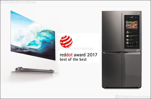 LG wins dual �Best of the Best� in this year's Red Dot Awards