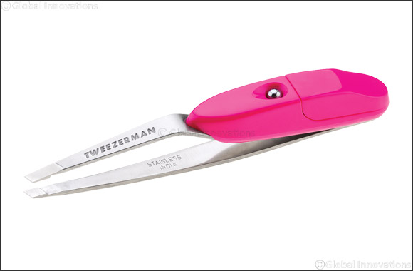 Tweezerman launches Revolutionary Slant Tweezers with Built-in LED Light