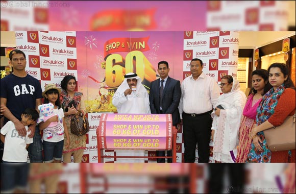 Winners of Joyalukkas 60 KG gold, 60 days of winnings announced in last few days of promotion.